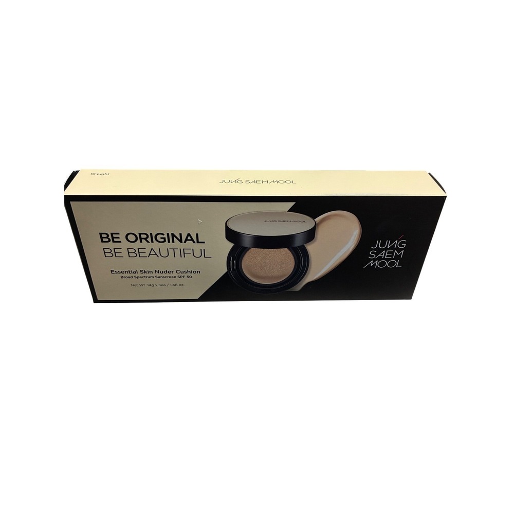 Jung Saem Mool Essential Skin Nuder Cushion SPF50 Broad Spectrum 14g #19 Light